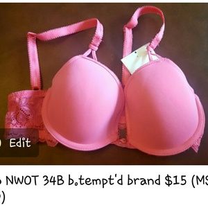 NWOT b.tempt'd bra 34B